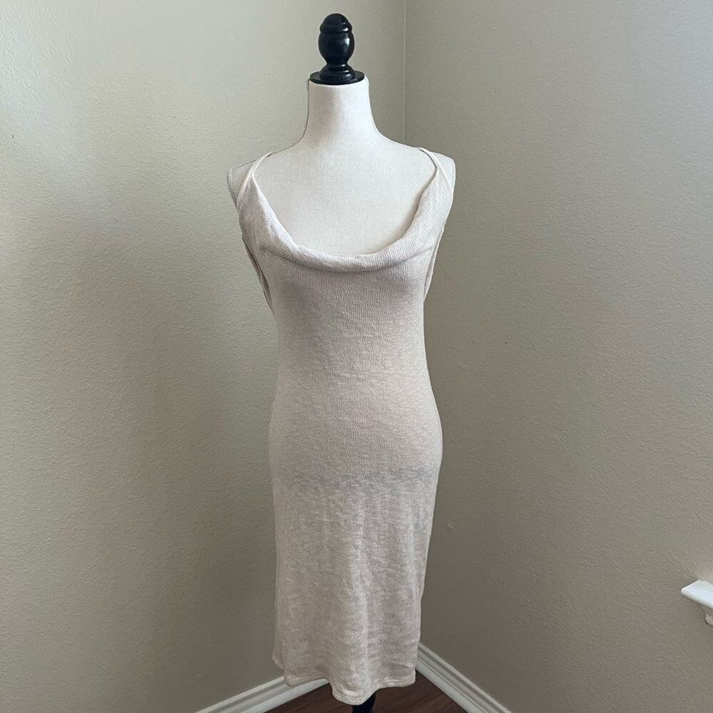 Lovers + Friends Joanna Midi Ivory Dress Small